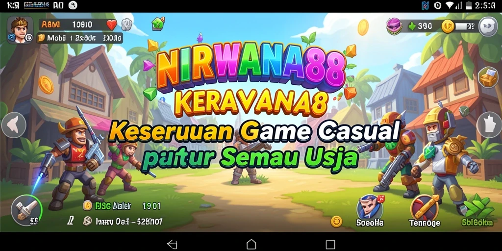 Tampilan menarik dan gameplay yang mengasyikkan di NIRWANA88.