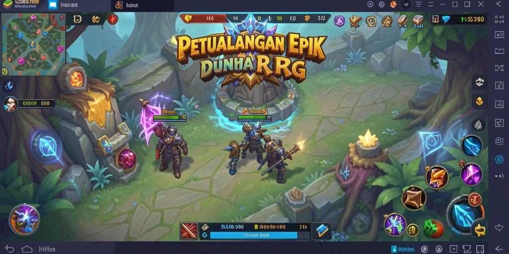 Menampilkan pertarungan seru dalam dunia RPG SOBET88.