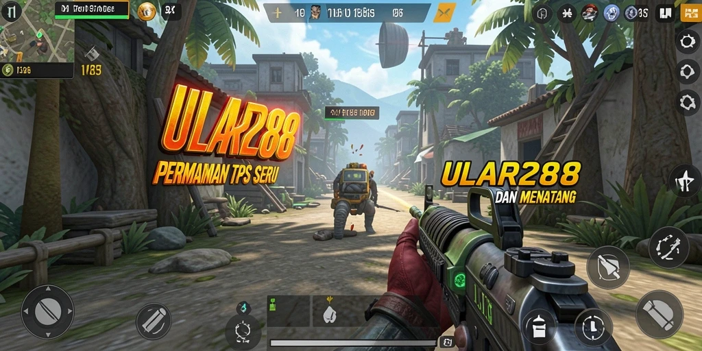Tampilan gameplay dinamis dan seru dari ULAR288.