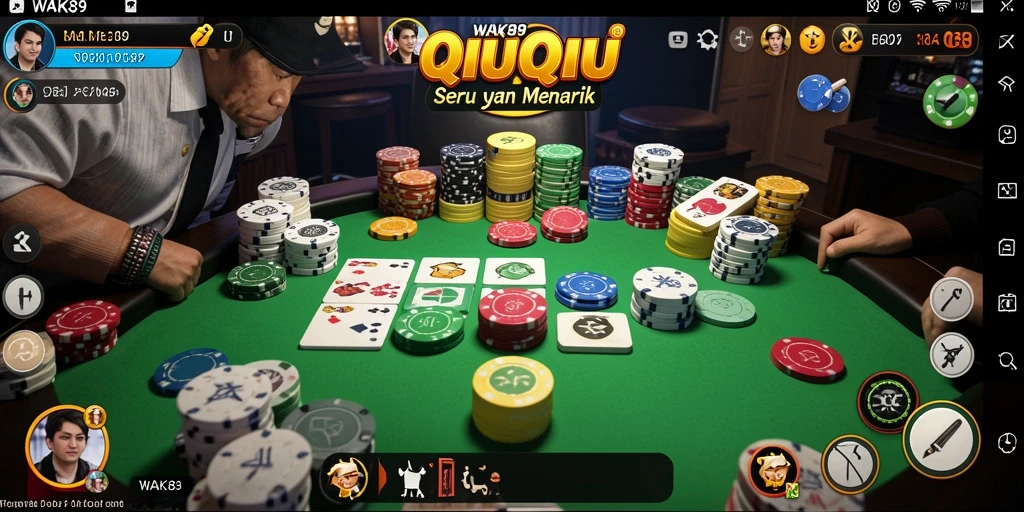 Tampilan gameplay QiuQiu yang seru dan menantang di WAK89.